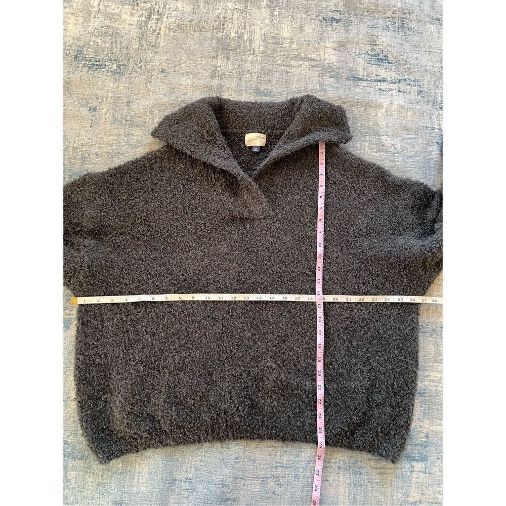 Universal Thread Dark Charcoal Gray Split Neck Lo… - image 8